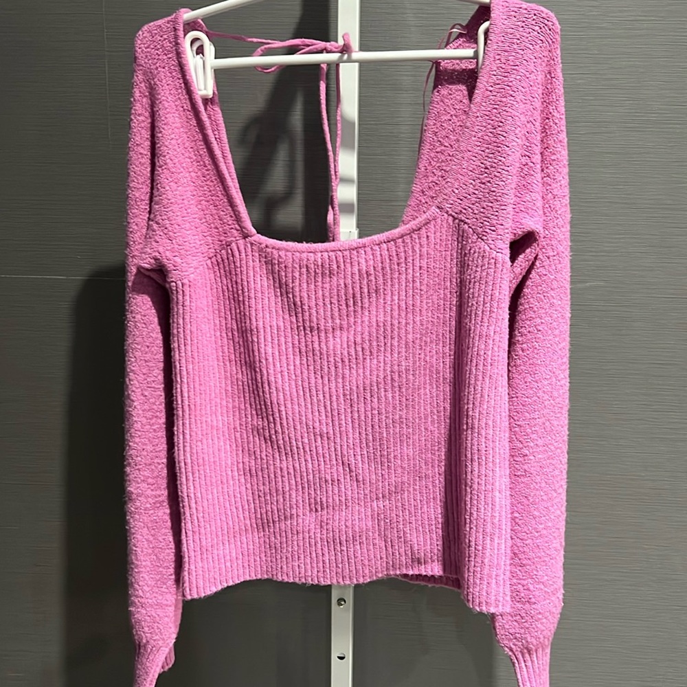 Pink Rose Sweater
